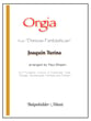 Orgia (from Danzas Fantasticas) Brass Ensemble and Percussion cover